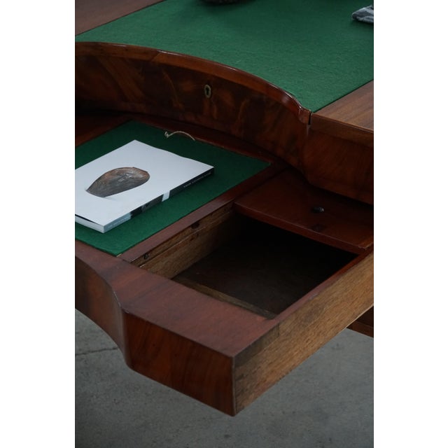 Antique Danish Writing Desk in Mahogany, 1890s For Sale - Image 18 of 18
