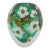 Chris Heilman Multi-Layered Glass Green Plum Blossom Paperweight Vase Sculpture For Sale