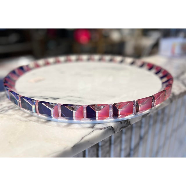 Atelier Swarovski Prism Crystal Edge Tray, Crystal Attributed to Atelier Swarovski For Sale - Image 4 of 8