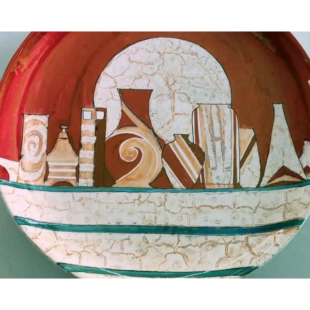 1990s Vintage Swiss Plate by "Costa Ceramiche D'Arte" For Sale - Image 5 of 13