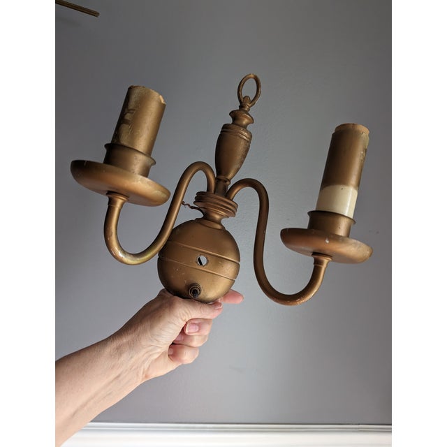 Early 20th Century Sconces - Set of 3. Appraised For Sale - Image 9 of 12
