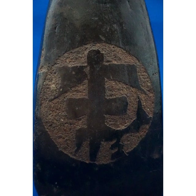 Antique Japanese Rokkoyo Earthenware Vase, 1500s For Sale - Image 16 of 18