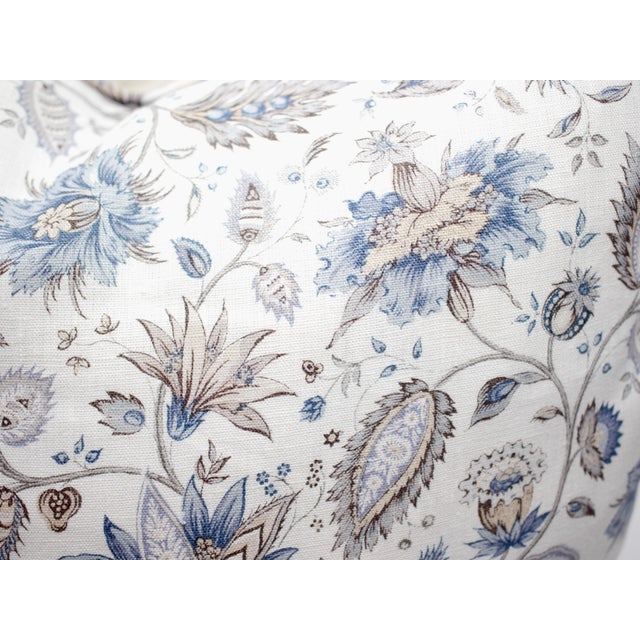 Borderline "Jaffna" 25" Square Hand Blocked Down/Feather Pillows - a Pair For Sale In Atlanta - Image 6 of 8