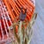 Vintage Boho Spanish Macrame Orange & White Carousel Horse Hanging Light For Sale - Image 9 of 9