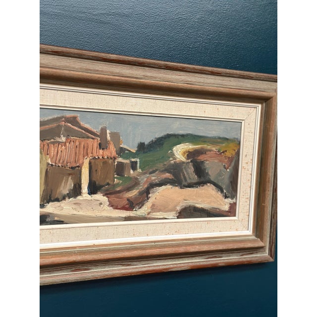 Gideon Isaksson, Portuguese River, 1960s, Oil on Canvas For Sale - Image 8 of 18