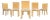 Set of Six Woven Vegan Leather Dining Chairs by Budji Layug For Sale
