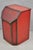 Antique British Colonial Red Painted Wooden Store Tea Coffee Bin W/ Asian Symbol For Sale - Image 13 of 17