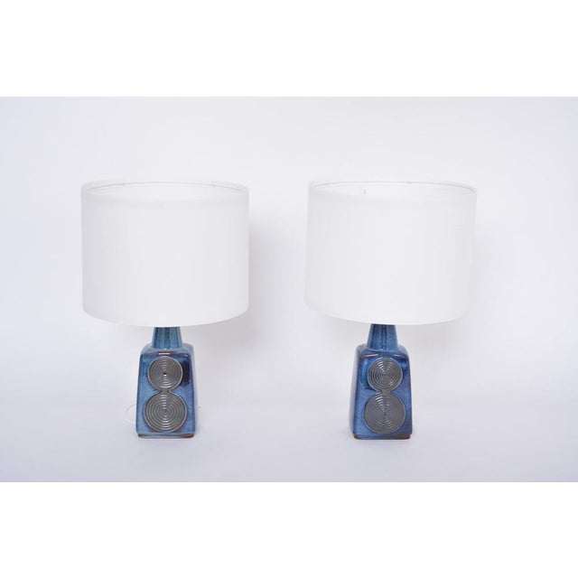 1960s Mid-Century Model 1097 Table Lamps by Einar Johansen for Søholm, 1960s, Set of 2 For Sale - Image 5 of 12