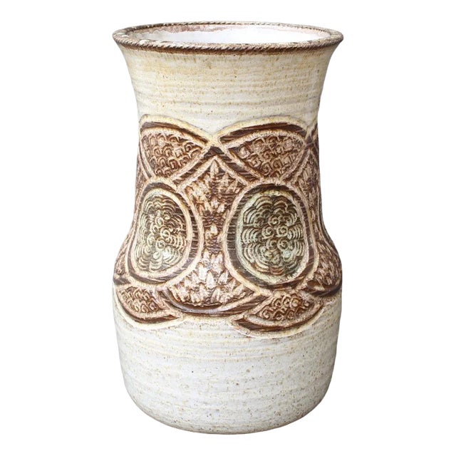 Mid-Century Ceramic Vase by Marcel Giraud, 1960s For Sale