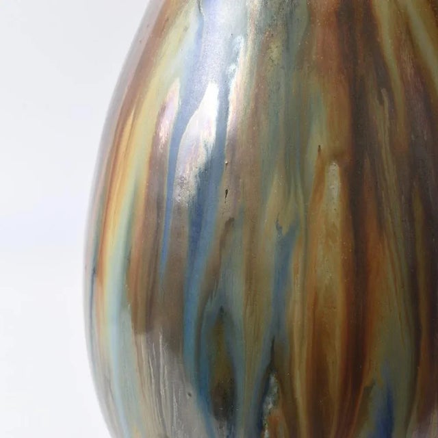 Drip Glaze Stoneware Vase by Roger Guerin, 1930s For Sale - Image 6 of 11