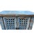 2000 - 2009 Distressed Ink Light Blue Grid Pattern Doors End Table Nightstand Cabinet For Sale - Image 5 of 5