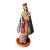 Antique Religious Folk Art - Carved Wooden and Painted Santos Figure of Santa Ana Triple For Sale
