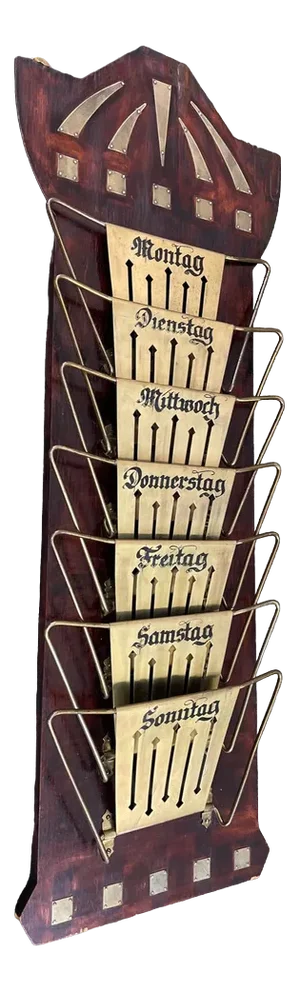 Art Deco Wall Mounted Magazine Rack, Germany, 1920s