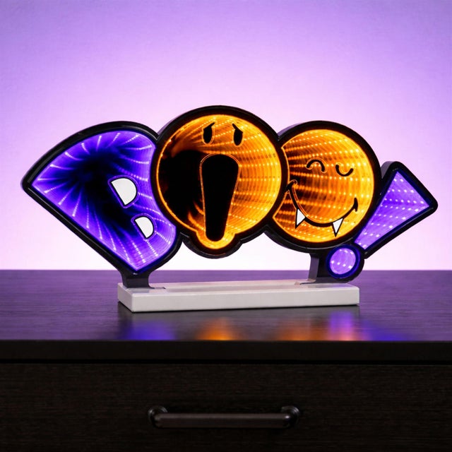 Contemporary Smiley World Halloween BOO Ekkolight 16"L For Sale - Image 3 of 3