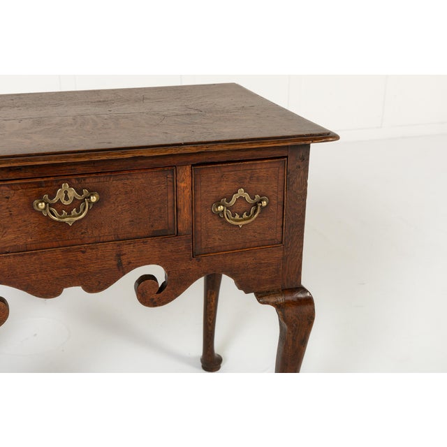 18th Century English Oak Lowboy For Sale - Image 5 of 10