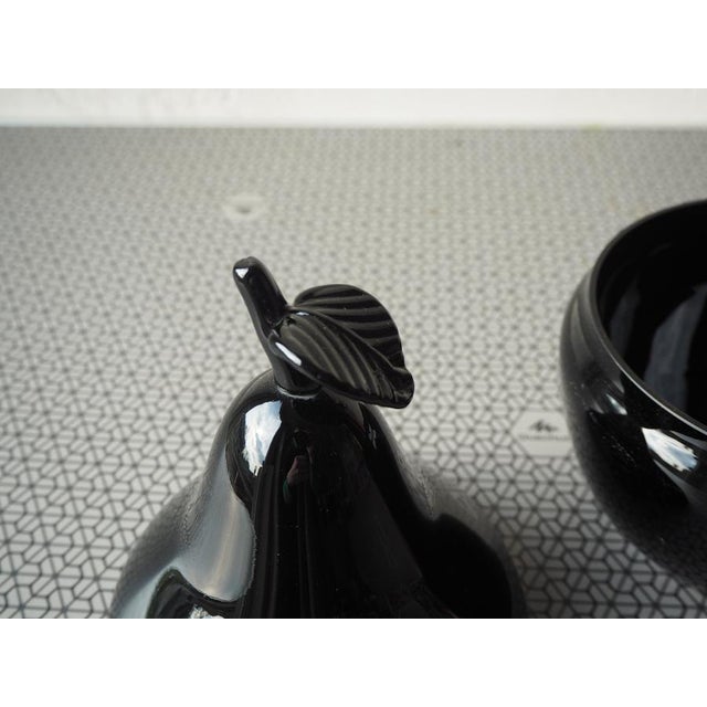 1960s Mid-Century Modern Opaline Black Glass Jewelry Box, Czechoslovakia, 1960s For Sale - Image 5 of 10