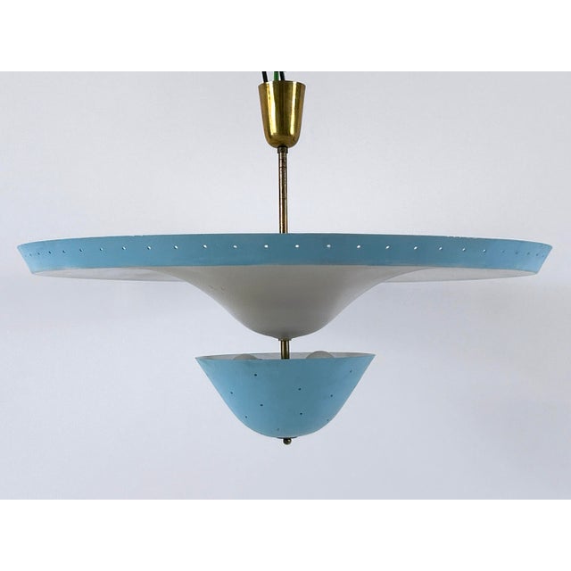 1950s Large Mid-Century Ceiling Lamp or Pendant Light, Germany, 1950s For Sale - Image 5 of 18