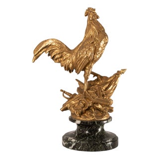 After Arthur Comte, Du Passage, 1890s, Bronze on Marble Base For Sale
