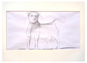 Pablo Picasso, Preparatory Sketch for Guernica: Minotaur, 20th Century, Facsimile