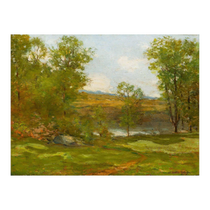 American Tonalist Impressionist Painting “Midsummer” by Cullen Yates