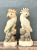 Vintage Onyx and Alabaster Cockatoos - A Pair For Sale - Image 4 of 12