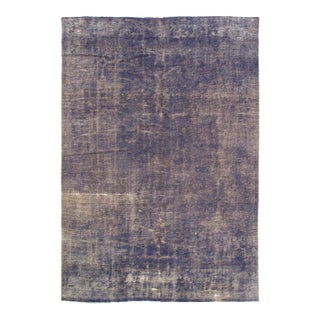 Pasargad DC Contemporary Light Blue Hand Knotted Vintage Rug For Sale