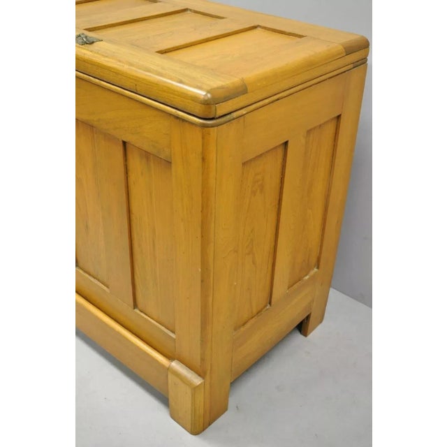Brown Late 19th Century Antique Gibson Refrigerator Co. Victorian Small Oak Wood Ice Box Ice Chest For Sale - Image 8 of 11