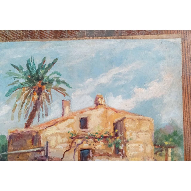 1920s 20th Century American Impressionist Oil Painting of a House by w.h. Partridge For Sale - Image 5 of 10