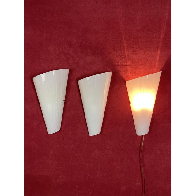 Large Murano Glass Wall Lamps, 1980s, Set of 3 For Sale - Image 11 of 14