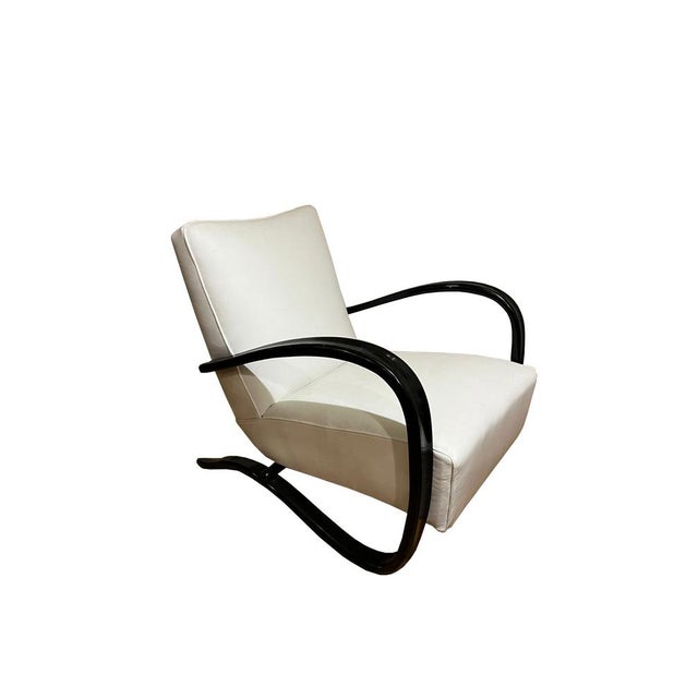 Art Deco H-269 Armchair by Jindrich Halabala, 1930 For Sale - Image 6 of 6