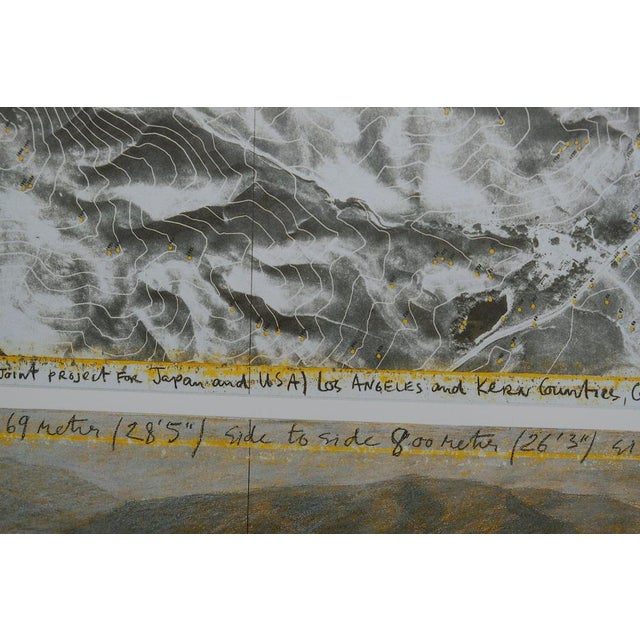 The Umbrellas Yellow Poster after Christo For Sale - Image 6 of 9
