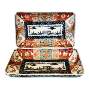 Pair of Japanese Imari Dishes