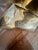 Metal Rare Fred Brouard Signed Gilt Bronze Table Bases Set of 3 For Sale - Image 7 of 9