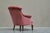 Late 19th Century Lounge Chair in Pink Velvet For Sale - Image 10 of 13