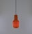 Venini Orange Murano Glass Pendant by Massimo Vignelli for Venini, 1950s For Sale - Image 4 of 8