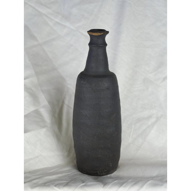 19th French Ger Norman Stoneware Bottle Blue Type 2 For Sale - Image 4 of 13