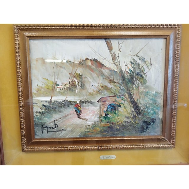 Mino Argento, Rural Scene, Mid-20th Century, Oil on Canvas, Framed For Sale - Image 16 of 18