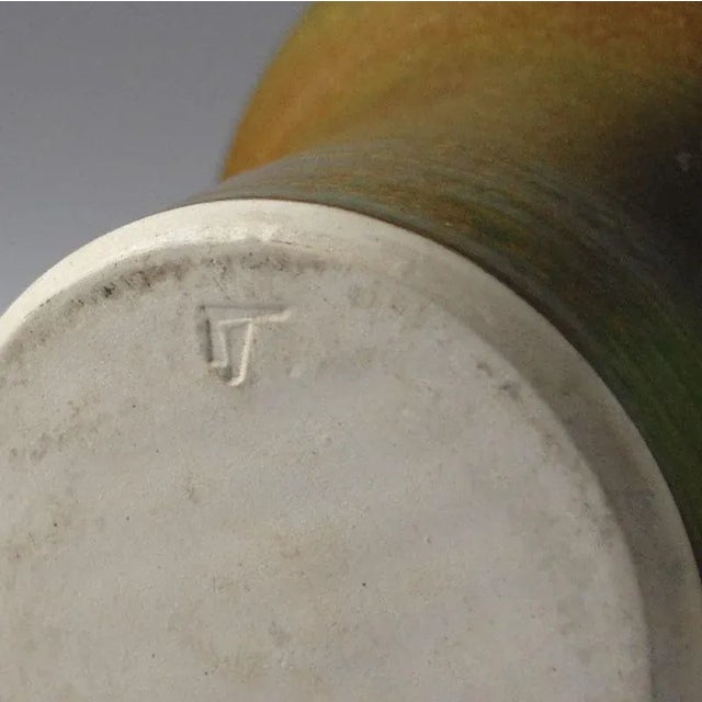Ceramic Drip Glaze Ceramic Vase, 1970s For Sale - Image 7 of 8