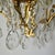Late 19th Century French Victorian -Style, Gilded Gold & Crystal Drop 5--Candelabra Wall Light Sconces - Pair For Sale - Image 15 of 17