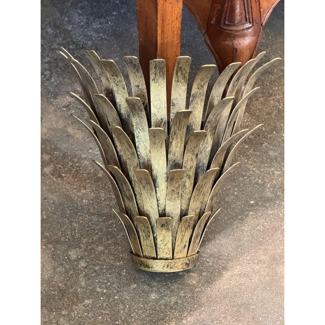 Set of Four Gilt Metal Wall Brackets | Chairish