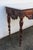 Heavy Carved Mahogany Marble Top Console Entry Table For Sale - Image 10 of 12