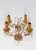 1960s French Brass and Crystal Wall Sconces, 1950s, Set of 2 For Sale - Image 5 of 7