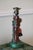 1930s American Chalkware Lamp of a Lady With Pot. Original Paint, Cord and Pull Chain For Sale - Image 6 of 10