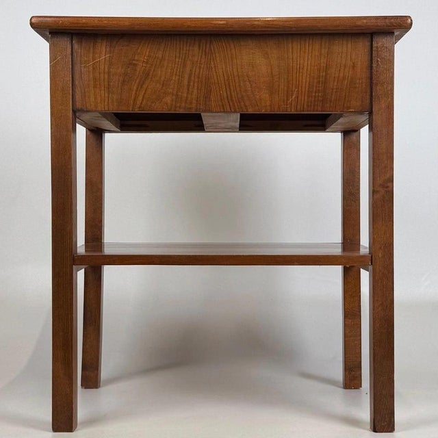 Antique English Edwardian Teak Side Table For Sale - Image 6 of 13