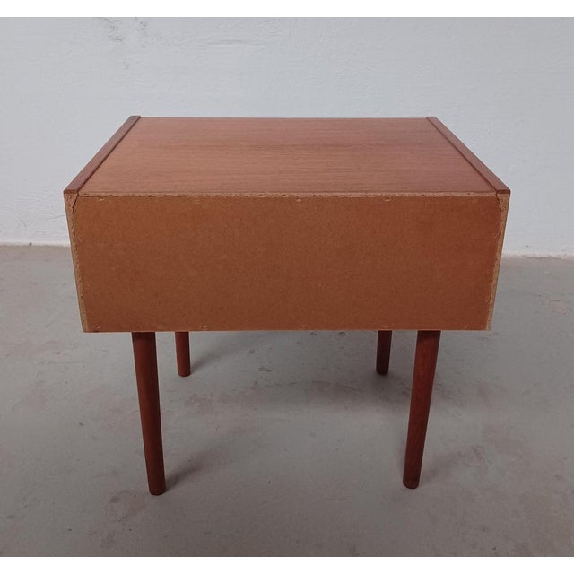 Wood Fully Restored Danish Teak Nightstands, 1970s, Set of 2 For Sale - Image 7 of 9