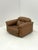 Animal Skin Vintage Camel Brown DS-101 Armchair from de Sede, 1970s For Sale - Image 7 of 18