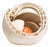Shell Sculpture with Orange Core, 1970s, Ceramic For Sale