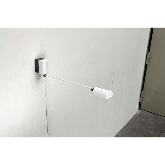Vintage Italian White Daphinette Classic Wall Lamp by Tommaso Cimini for Lumina, 1980s For Sale - Image 13 of 18