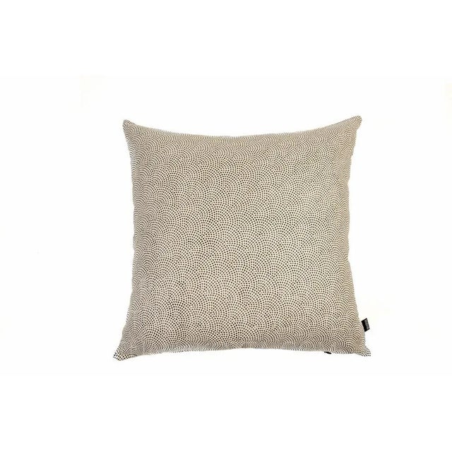 2010s Screen Printed Linen Pillow For Sale - Image 5 of 5