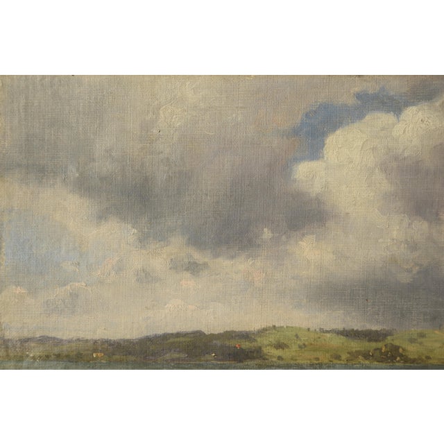 Max Schwab, Am Ammersee, 1890-1900, Oil Painting For Sale - Image 4 of 8